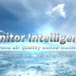 Drone air quality online monitor
